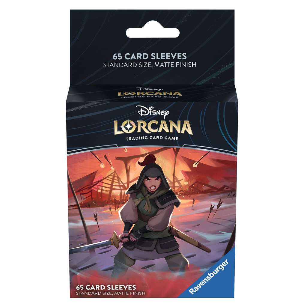 Disney Lorcana TCG Rise of the Floodborn Card Sleeves (65-Count) - Mulan